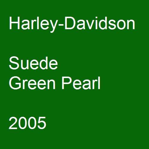 Harley-Davidson, Suede Green Pearl, 2005.